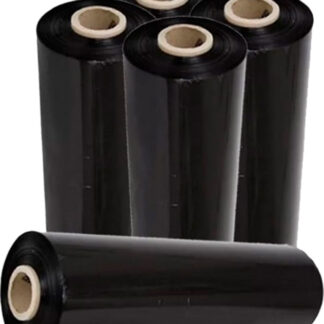 Película Stretch Industrial Negro 30 CM X 200MTS