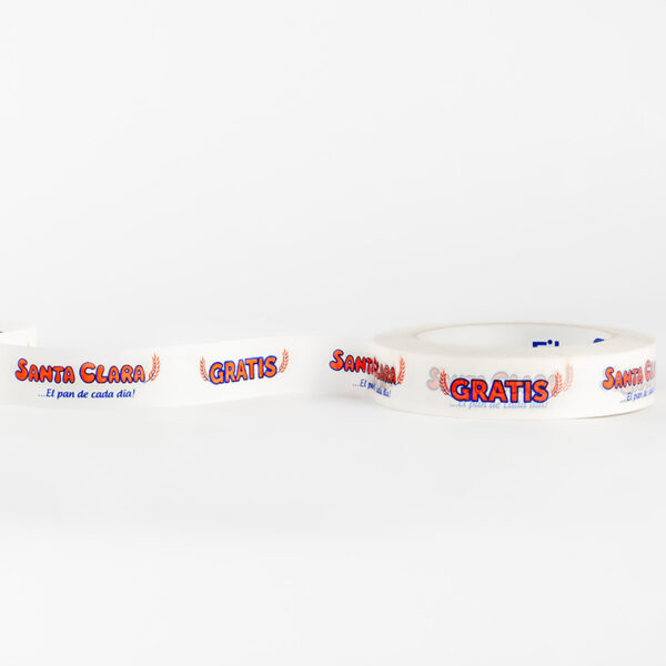 Cinta Personalizada Blanca de 24 mm x 100mts
